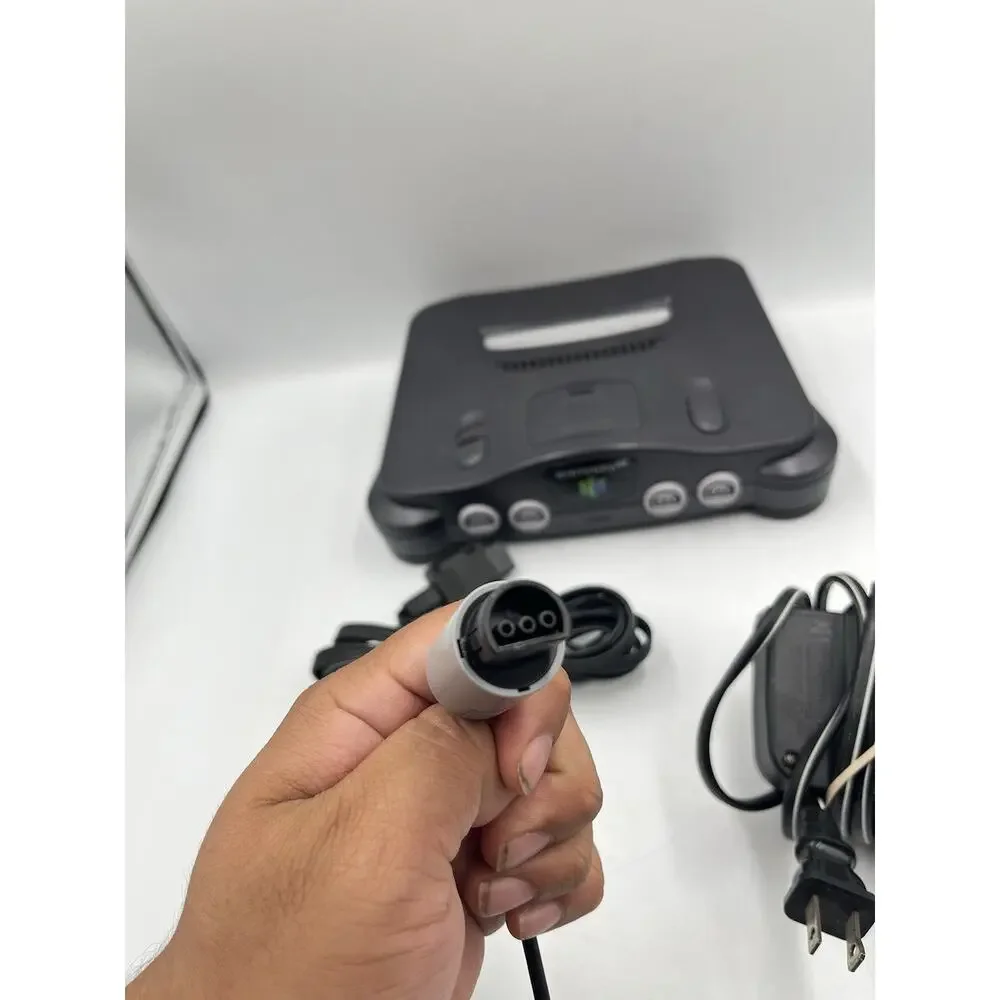 Nintendo 64 Console System Bundle w/ Controller & Cables N64 (NUS-001) *TESTED